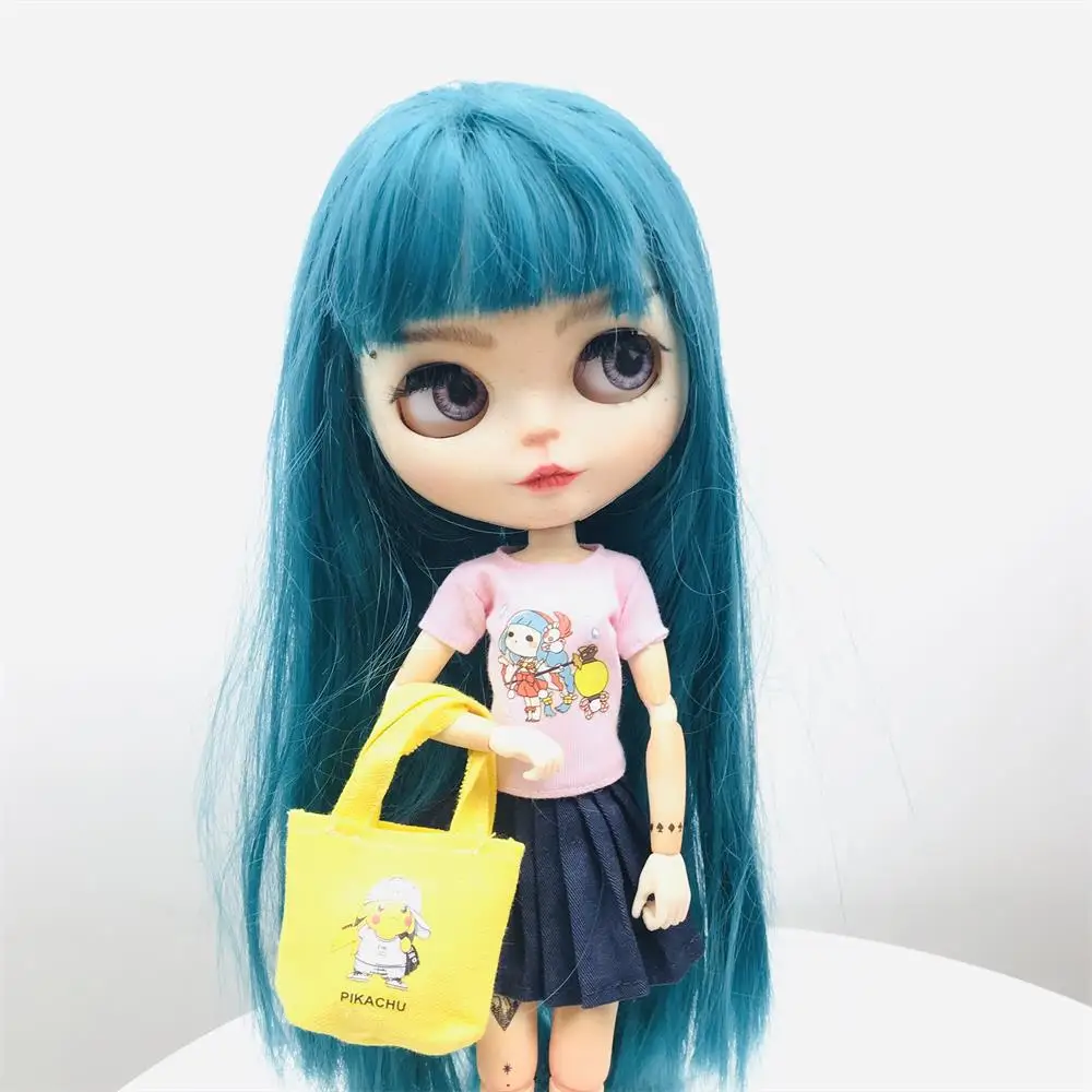 1PCS New Fashion Blyth Dolls T-shirt Cool Shirt for blyth licca azone 1/6 Dolls Clothes for dolls Accessories