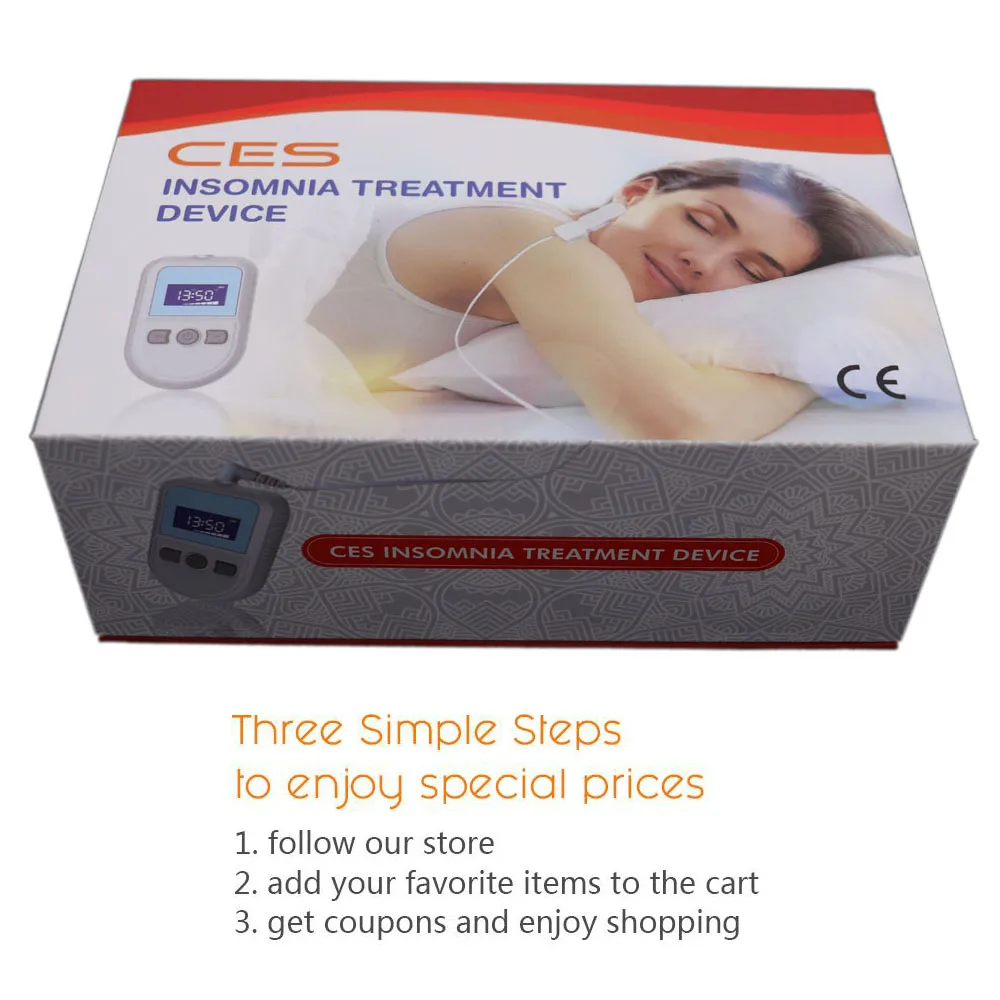 

Sleeping Aids CES Therapy Device for Sleepless No Sleep Migraine Headache Anxiety and Insomnia Menopausal Anxiety