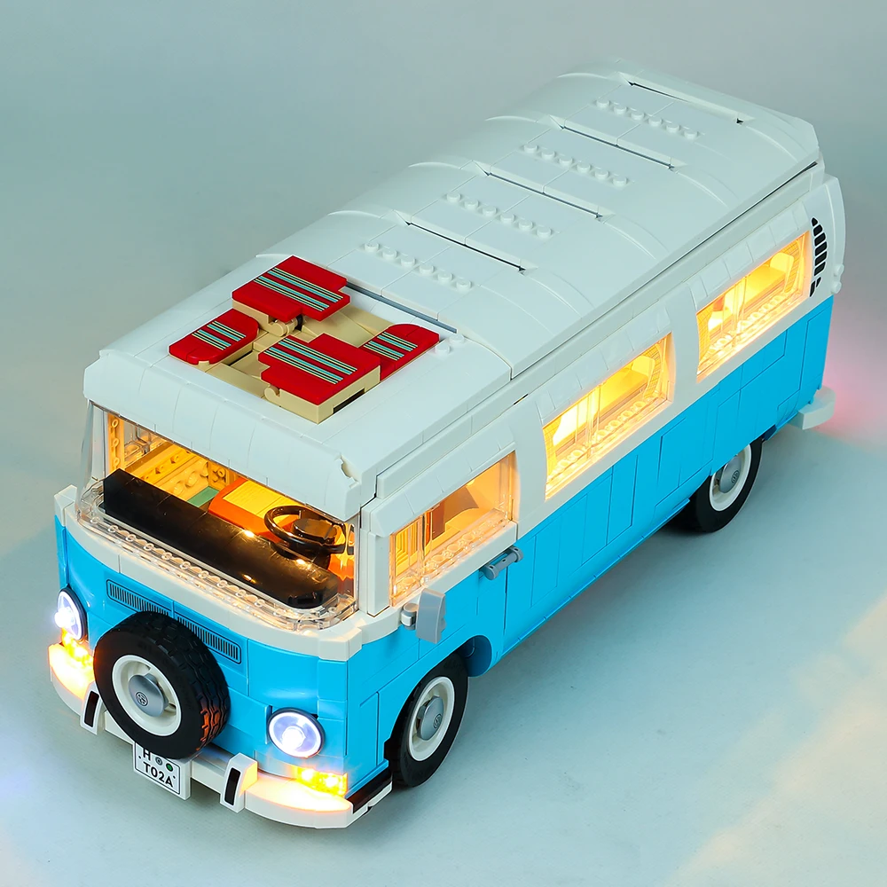 EASYLITE LED Light Kit For 10279 Creator Series T2 Camper Van VW DIY Toys Building Blocks For Christmas Gift Kit NO Model