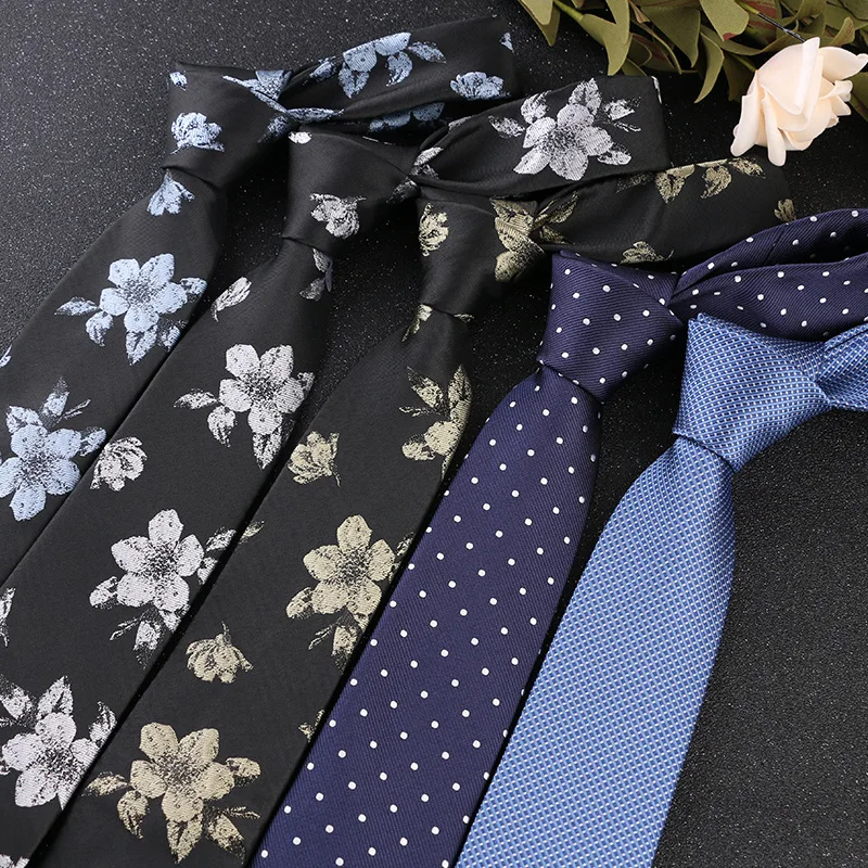 Neue 8cm Herren Krawatte Druck muster klassische Krawatten für Mann Bräutigam Groom sman Imitation Seide Blumen Krawatten Hochzeit Accessoires – Detail 10