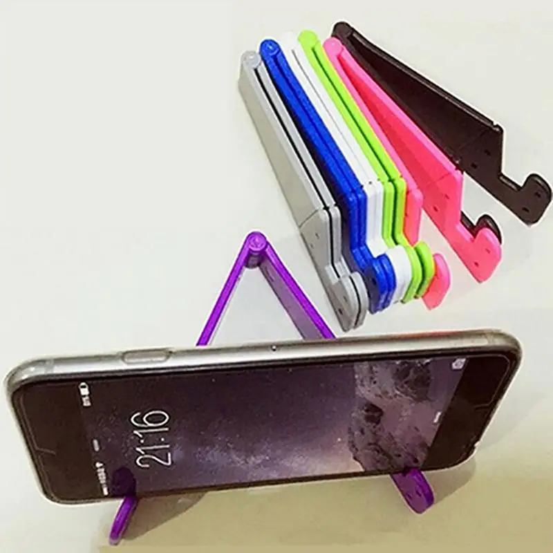 Universal Foldable Cell Phone V-Shape Stand Holder Mount for Smartphone Tablet