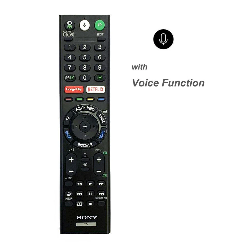 

New RMF-TX200P For Sony 4K Ultra HD Smart LED TV Remote Control Bluetooth Voice KDL-50W850C XBR-43X800E RMF-TX300P RMF-TX600E