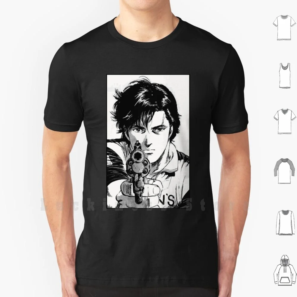 Camiseta de Nicky Larson para Hombre, Estampado de Algodón, Nueva y Moderna, Nicky Larson, Larson City Hunter, Dorothée Club, Dorothée, Dorothé