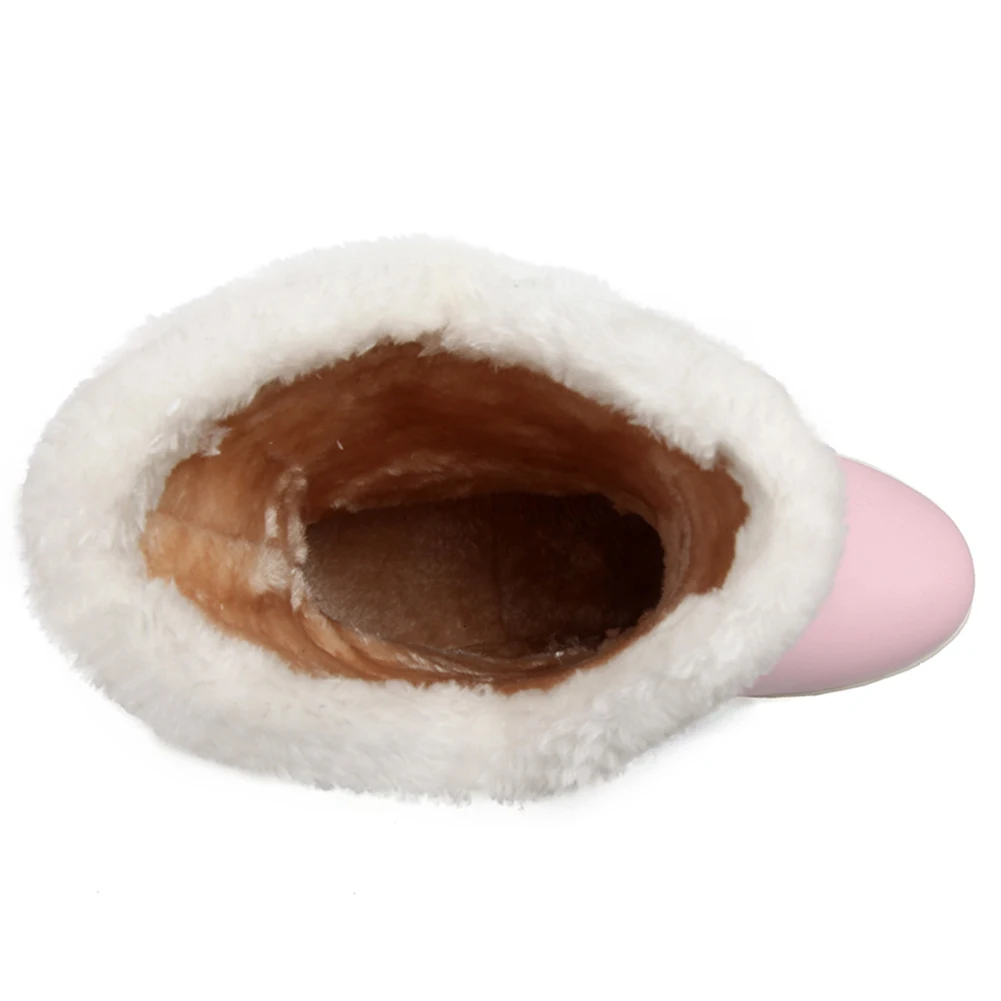 DORATASIA stivali da neve invernali da donna nuovi stivali di peluche in pelliccia calda dolce piattaforma da donna altezza crescente scarpe da