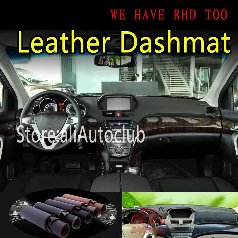 For Acura Mdx Yd2 2007 2008 2009 2010 2011 2013 Leather Dashmat Dashboard Cover Dash Mat Sunshade Carpet Car Styling Car Auto