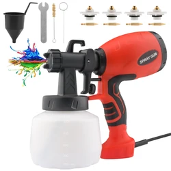 Paint Sprayer 1000W Electric Spray Gun Professional HVLP Home Paint Spray Gun for Cabinet/Fence/Furniture/Car pistola de pintura