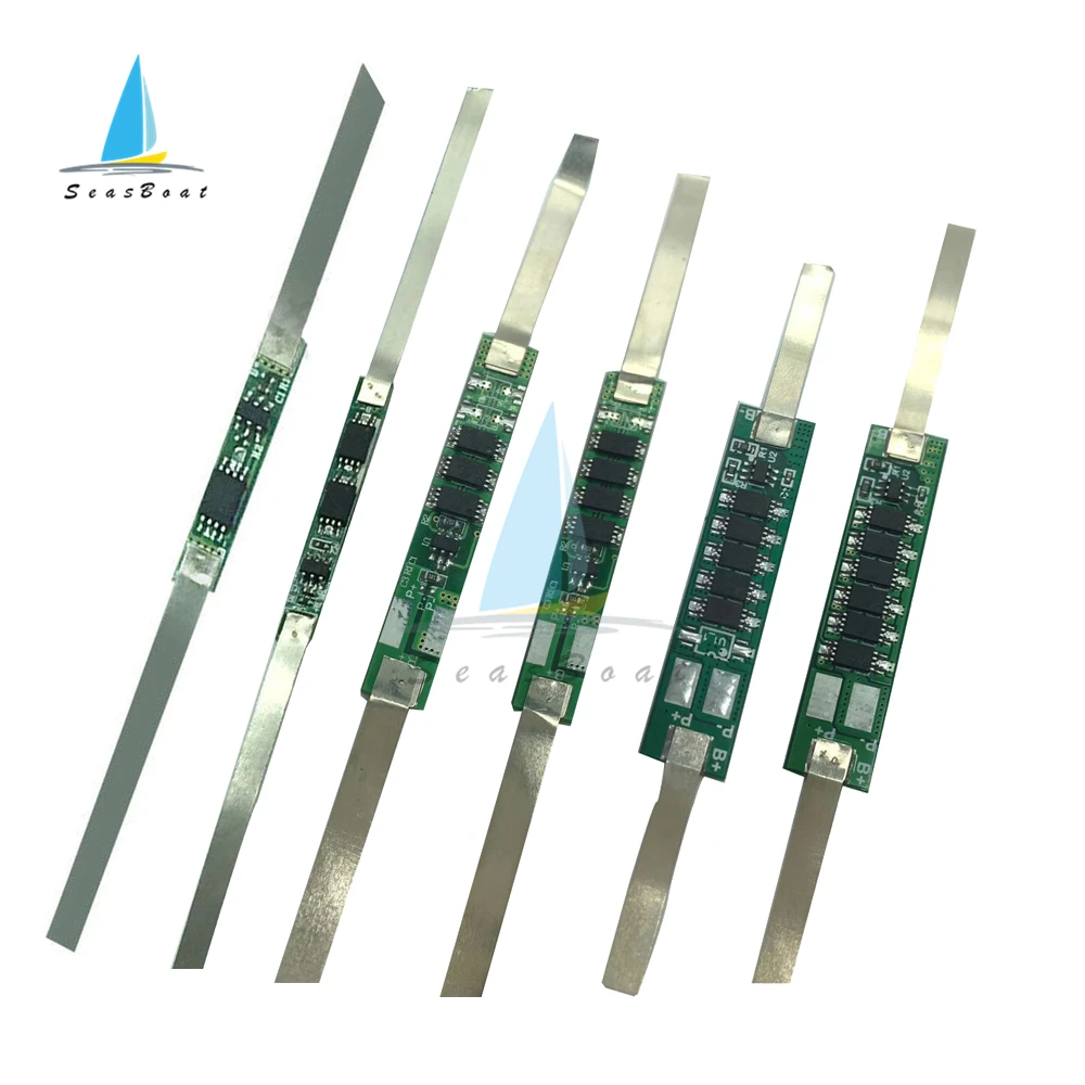 5PCS 3.7V 2A 3A 4.5A 6A 7.5A 9A BMS Protection Board for 1S 18650 Lithium Battery Over Charge Protective Plat with Solder Belt