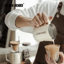 Milk Frothing Pitcher Milk Jug Stainless Steel Crocodile Spout Milk Foam Coffee Espresso Steaming Pitcher