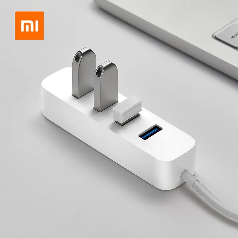 

4 порта USB 3,0 Mijia Hub с подставкой для источника питания