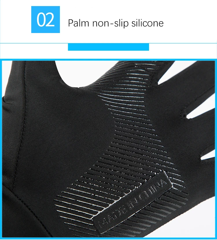 Sommer Männer Frauen Handschuhe Fitness Sport Angeln Radfahren Eis Seide Atmungsaktive Elastische Sonnenschutz Touchscreen Fahren Handschuhe – Detail 6