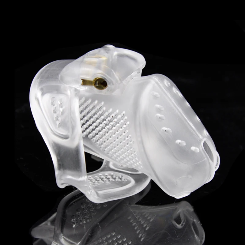 BLACKOUT Male New Design Chastity Device Plastic Lightweight Breathable Cock Cage Adult Belt Sex Toys With Code Lock