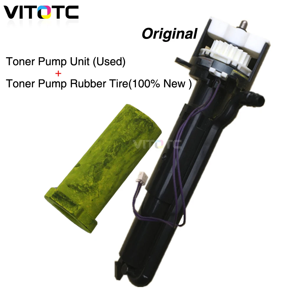 Teardown Suction Toner Pump Unit Powder Supply Motor New Pump Rubber Tire for Ricoh Aficio MP C2500 C3000 C3500 C4500