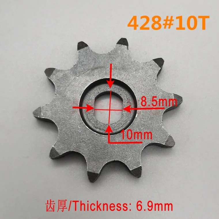 Electric scooter 8T 9T 11T 13T 25H 410420 sprocket for 25H chain motor pinion MY1016Z/MY1018 DC motor