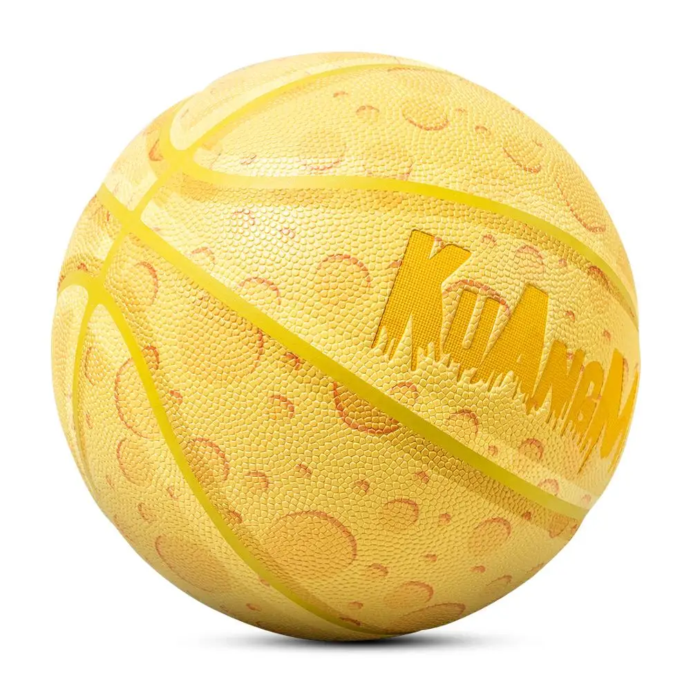 Kuangmiチーズバスケットボール、高品質、マッチスポーツボール、プロチームトレーニング、屋外および屋内ギフト、サイズ7