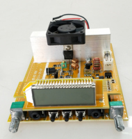 1/7W 76-108MHz PLL stereo Fm transmitter broadcast PCB only PCB+FAN+antenna
