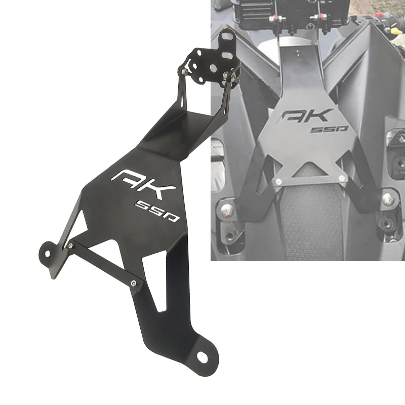 

Motorcycle Mobile phone holder mount motorcycle Bracket Supporting metal GPS CNC Stand for KYMCO AK550