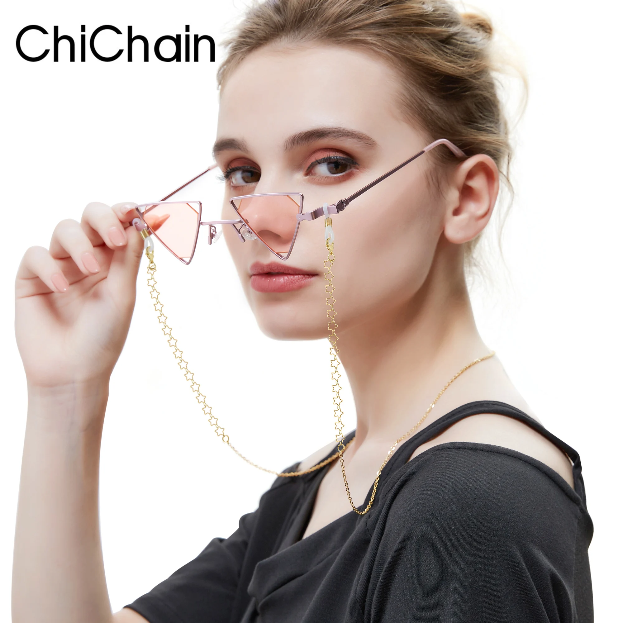 fashion Classic Diamonds Glasses Chain Universal Eyewear Cord Anti-skid Eyeglasses Holder Strap for men or woman