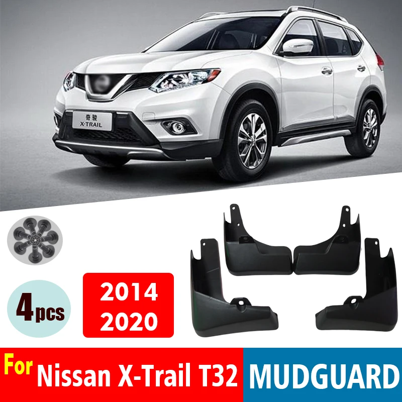 2014-2020 Mudflaps FOR NISSAN X-TRAIL XTRAIL T32 Mudguards Fender Mud Flap Guard Splash Mudguard Car Accessories Auto Styline