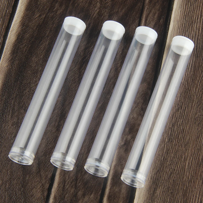 

5Pcs Vape Cartridges Packaging Clear Empty Plastic Tube PP Vaporizer Container Package for Vapor Tank CE3 Ceramic Glass E Cig