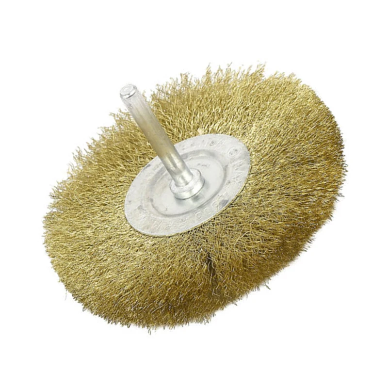 100mm Steel Wire Wheel Brushes For Metals Rust Removal Polishing Brush Steel Rotary Brush For Mini Drill Rotary Tools