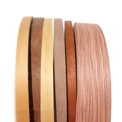 Custom Edge Banding Edgeband Natural Wood Maple White Oak Walnut Cherry Teak Ash Bubinga Sapele, 20mm to 55mm Wide