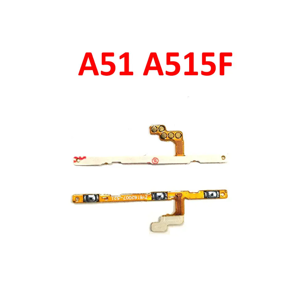 For Samsung A51 A515 Power Volume Button Flex Cable Side Keys Switch ON OFF Control Buttons Repair Parts