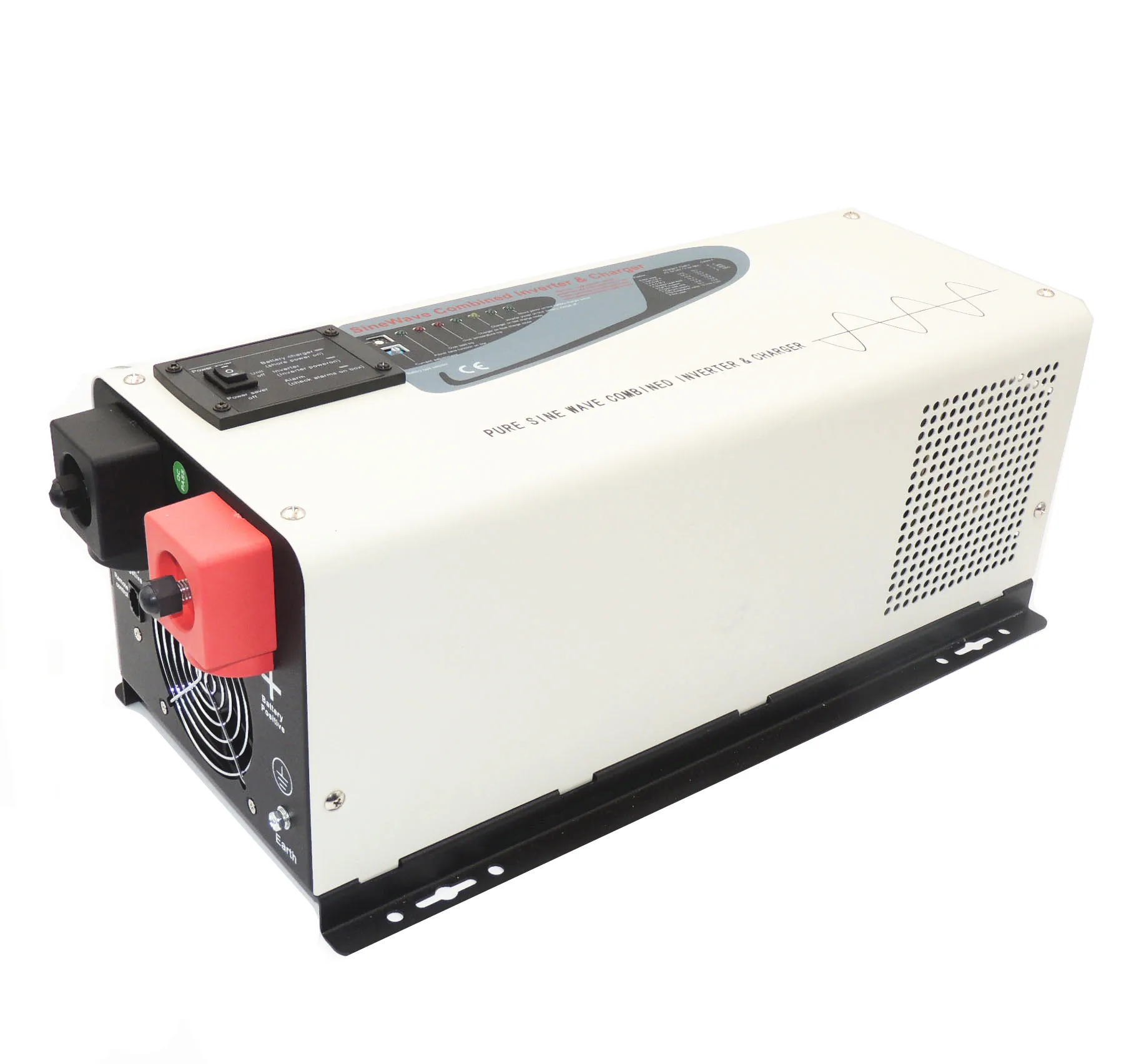 Pure sine wave power inverter 3000W/3KW dc 12v ac 220v home ups inverter with charger