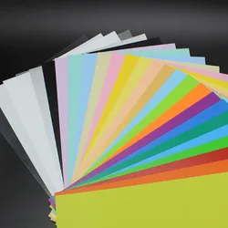 5 Pcs/Set Color Heat Shrink Sheet Fun Heat Shrink Film Semi-transparent Shrinkage Plastic Paper Sheet for Educational DIY Crafts