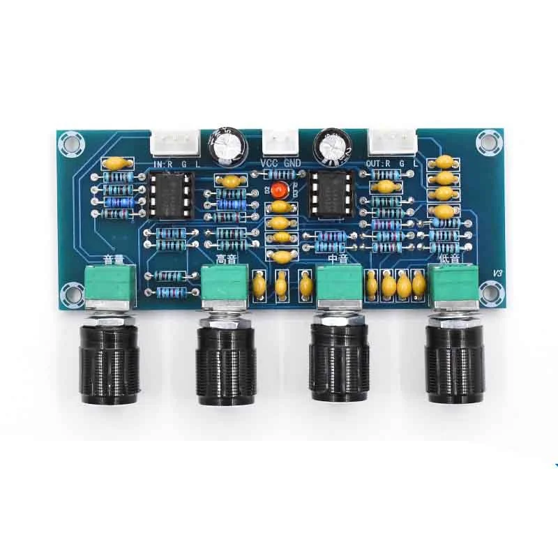 XH-A901 scheda amplificatore di potenza digitale NE5532 scheda tono preamplificatore con regolazione Volume bassi alti