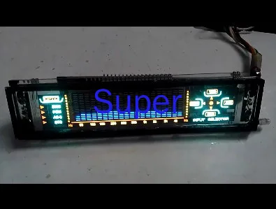 VFD Fluorescent Display Kit for Power Amplifiers and Multimedia Speakers (7717)