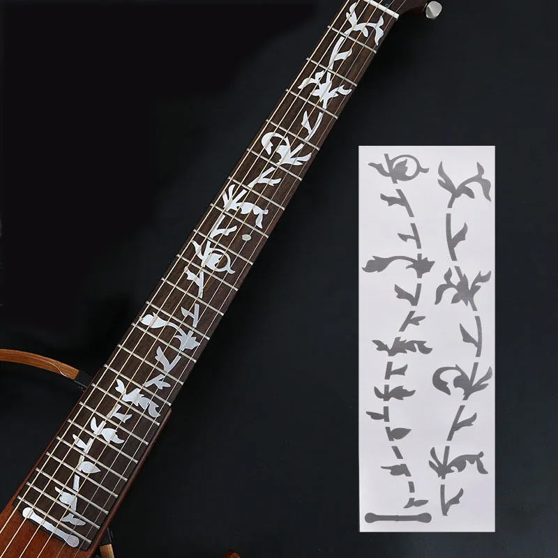 Guitar Fretboard Stickers Decals For Electric Acoustic Guitar Bass Ukulele Thin Sticker Guitar Accessories Tool