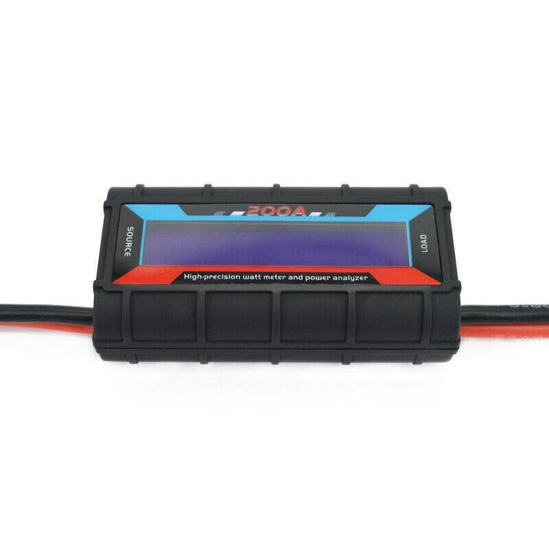 Nuovo Monitor digitale 200A DC LCD Volt Amp Watt Meter professionale RC batteria analizzatore di energia solare per parti di droni Rc