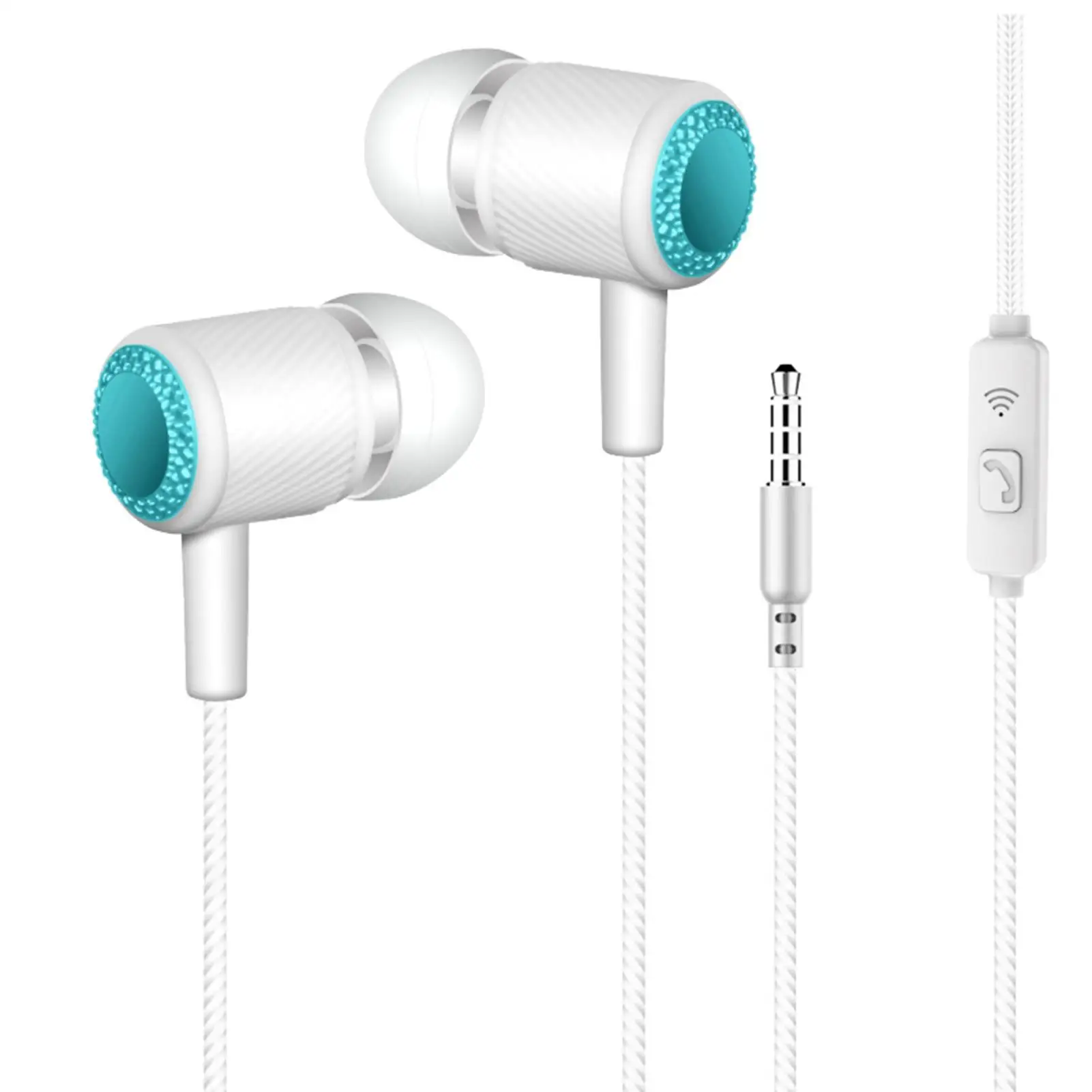 H002 Dynamic HiFi Stereo In-ear Sport Earphone Gaming Headset Heavy Bass Earbuds for Phone Gaming Headset