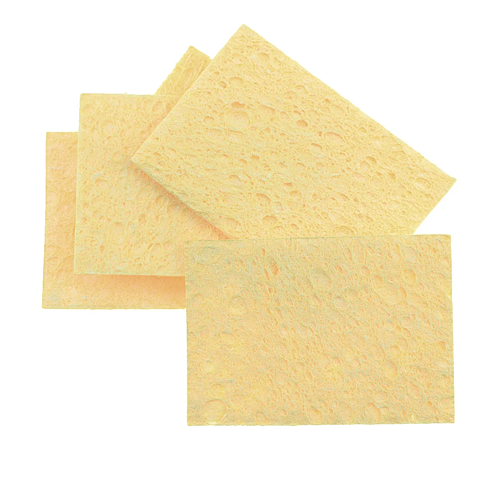 High quality 10Pcs High Temperature Resistant Sponge Electric Iron Tip Cleaning Sponge Rectangular 3.5CM*5CM