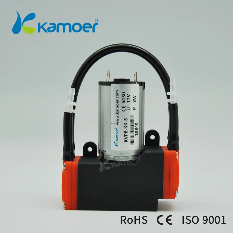 Kamoer KVP8 micro electric diaphragm mini air/vacuum pump with brush motor and double head