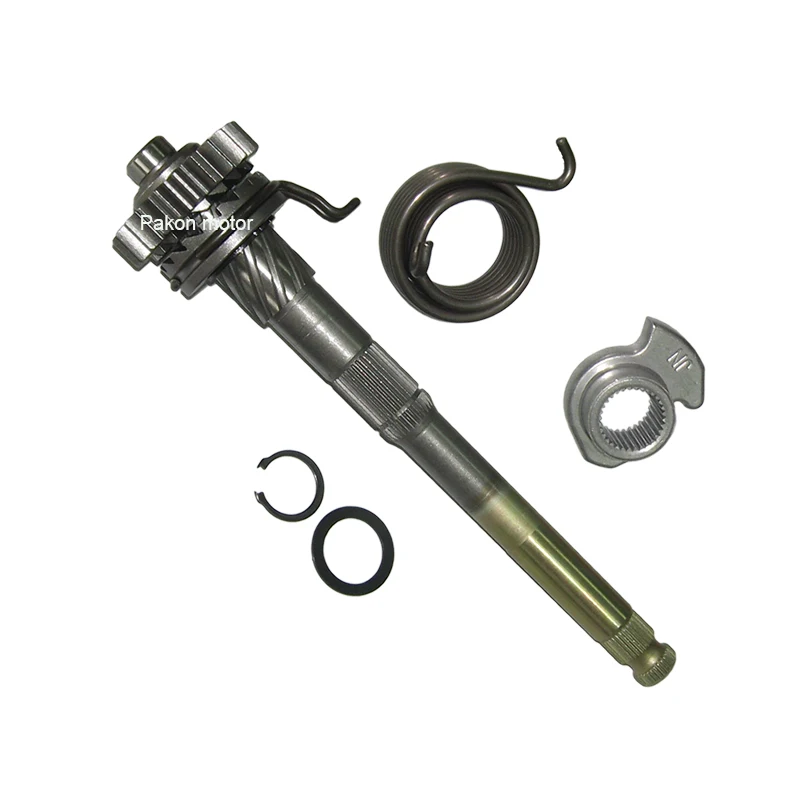 Motorcycle Kick Shaft Assy Starter Axle For Lifan Jialing Dayang Dayun 70-110cc JH70 C90 C100 C110 DY100 Super Cub Engine Parts 2