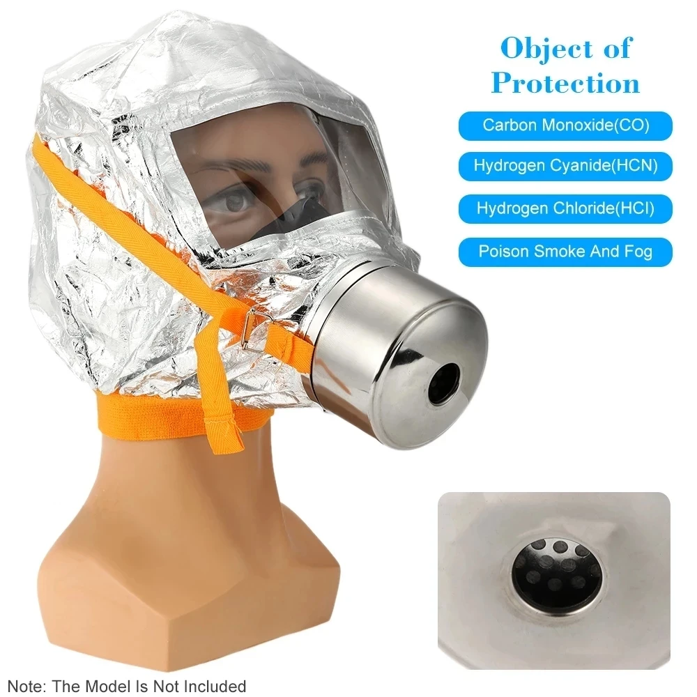 Imagem -05 - Fire Emergency Escape Safety Mask 30 Minutos de Proteção Anti-tabagismo Respirador Poeira Carbono Trabalho em Casa Novo