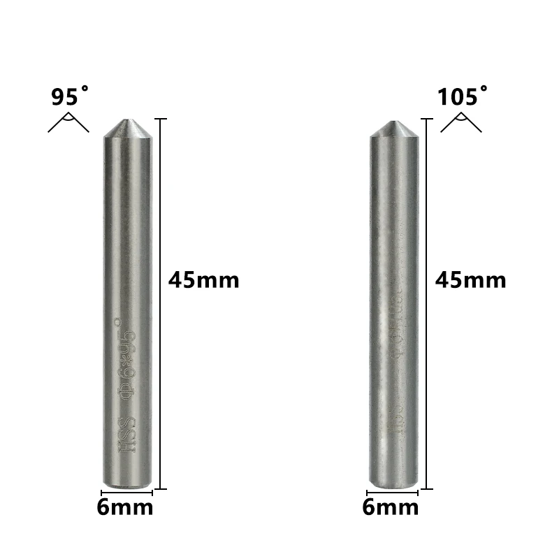 XCAN-pasadores de guía de máquina de llave Vertical, Brocas HSS 1,2-5,0 para herramientas de cerrajero, cortadores de llaves, cortador de fresado de