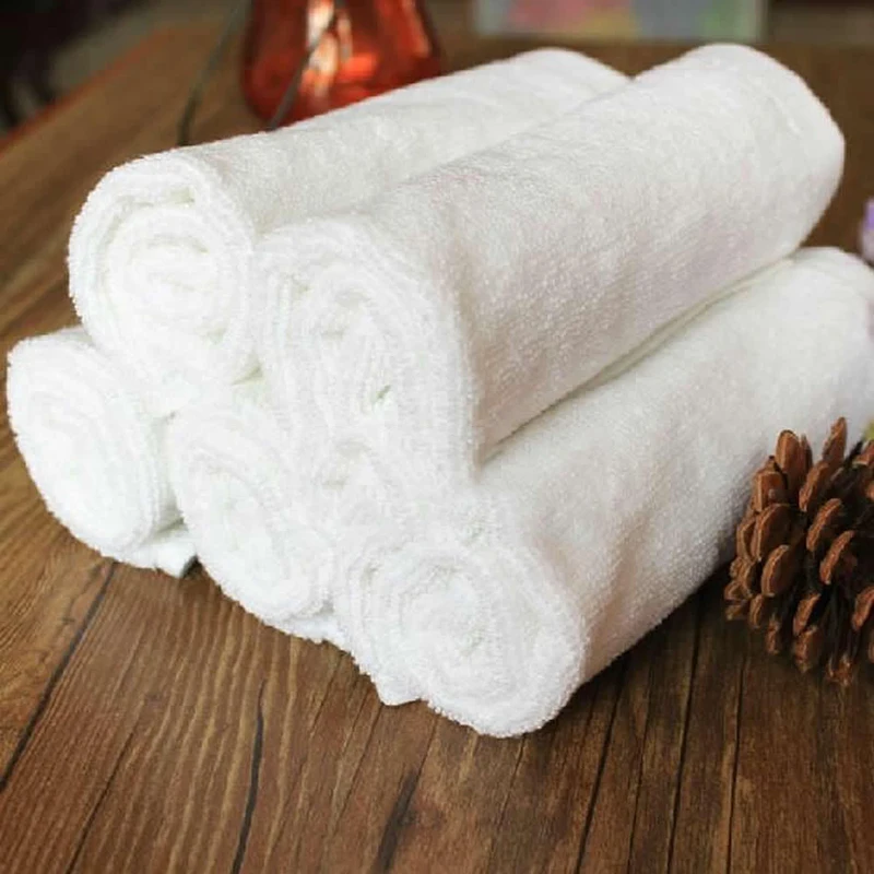 New 1Pc Soft 100% Cotton 33*73cm Hotel Bath Towel Washcloths Hand Towels