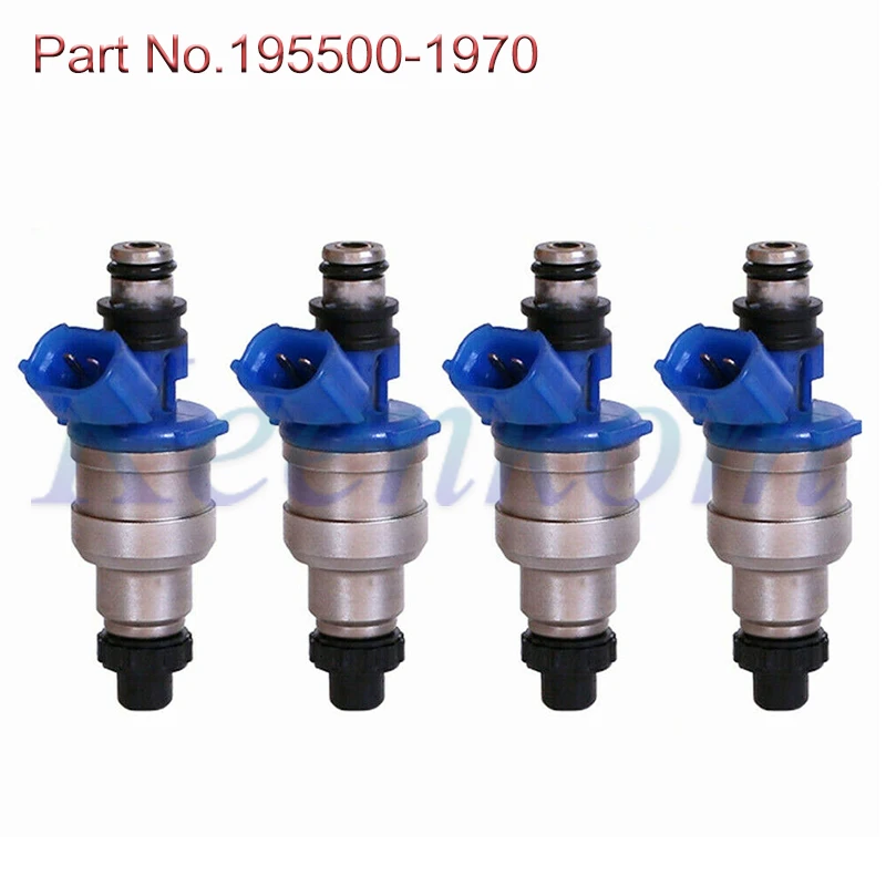 4Pcs/Lot  Fuel Injector 195500-1970 B6S7-13-250 for Ford Probe Kia Sephia Mazda 626 929 MX-3 MX-6 Miata 1.6L 2.2L