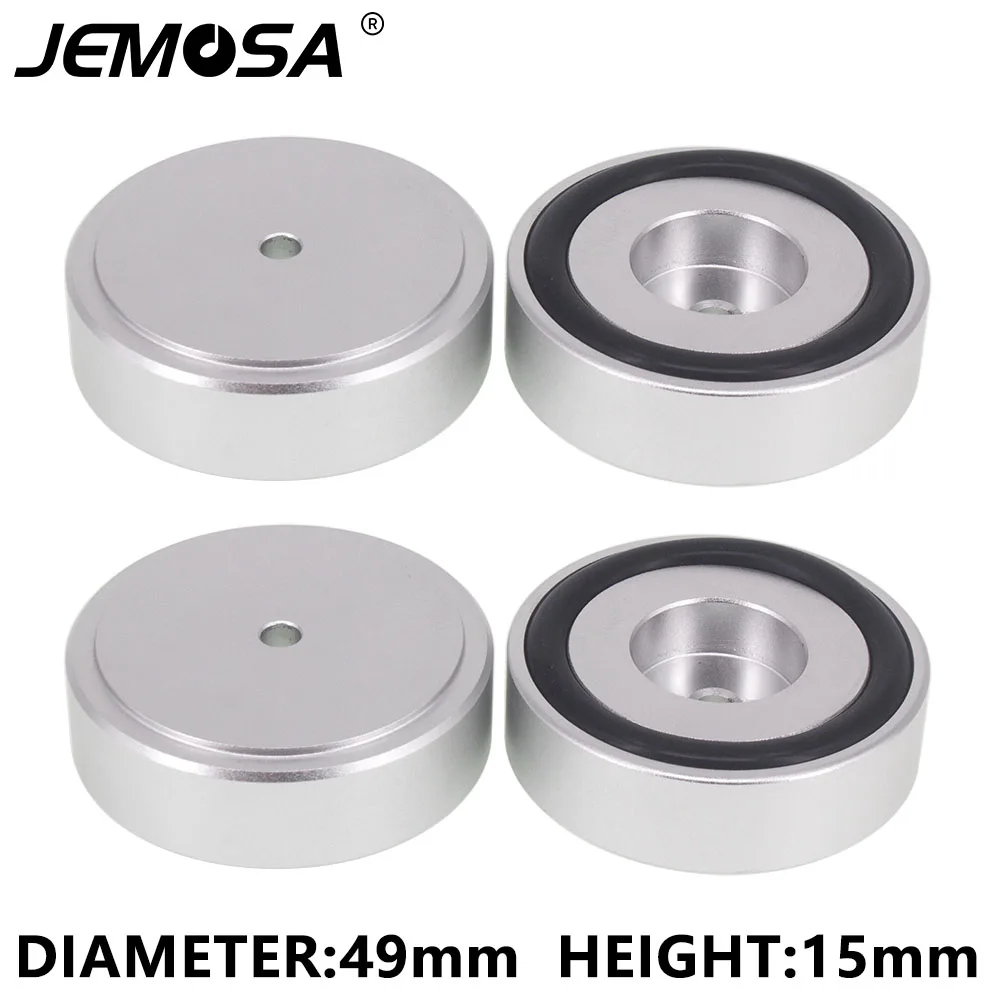 49*15 мм алюминиевые ножки усилителя амортизатор HIFI усилитель резиновые ножки ножки проигрывателя аудио динамик изоляция ножки Pad