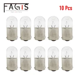 Fagis 10 pezzi originali R5W R10W 12V 24V 5W 10W T16 lampadina di segnalazione per auto standard auto camion luce interna targa lampade alogene