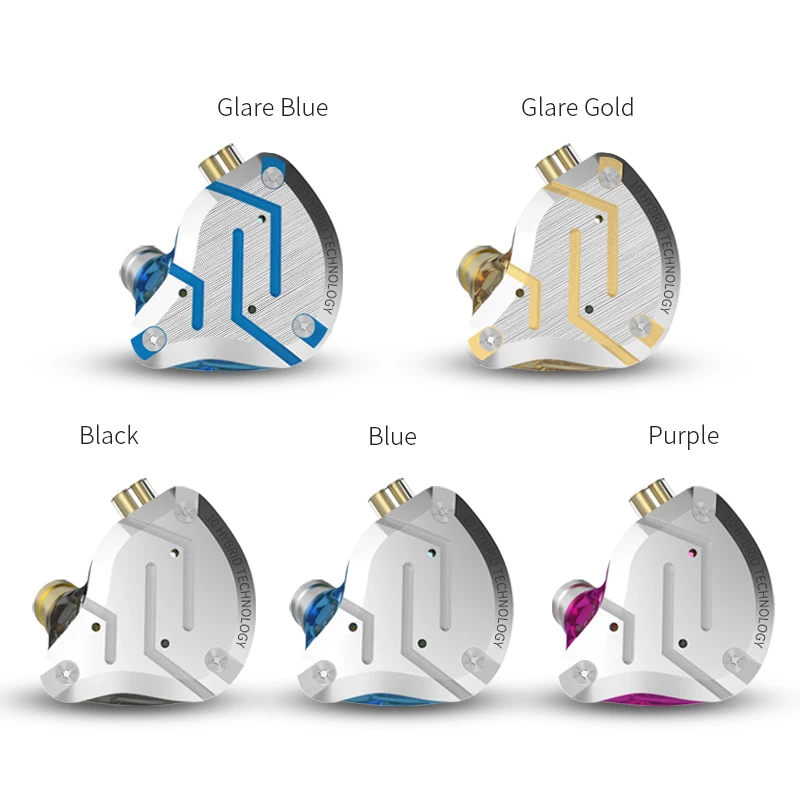 KZ ZS10 프로 메탈 이어버드 이어폰, 하이브리드 기술, 인이어 모니터 유선 헤드셋, 하이파이 스포츠 노이즈 캔슬링 헤드폰, 4BA + 1DD