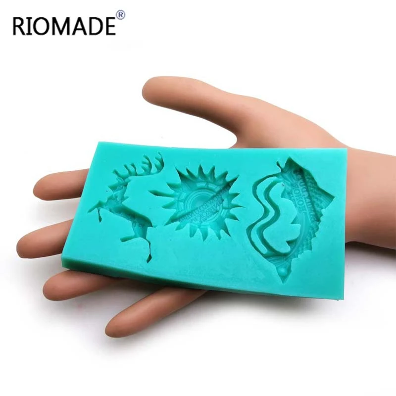 Lion Beer Holy Beast Silicone Mold Fondant Molds Cake Decorating Tools Cupcake Chocolate Dessert kitchen Baking Mould