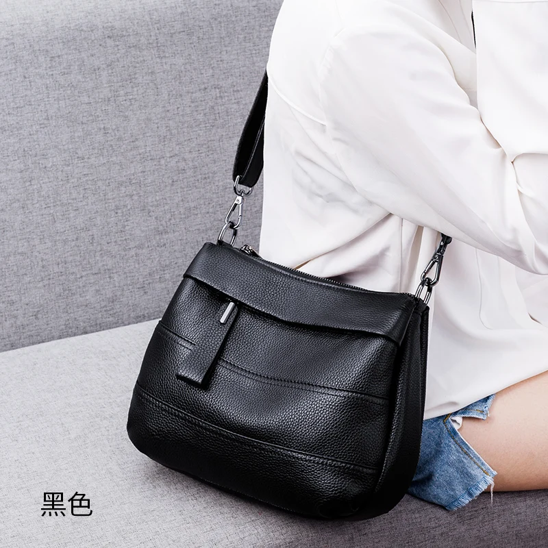 2023 Fashion Luxurious Designer Crossbody Bag Genuine Leather Soft Messenger Bags For Ladies Zipper Mini Woman Bag Female Bags