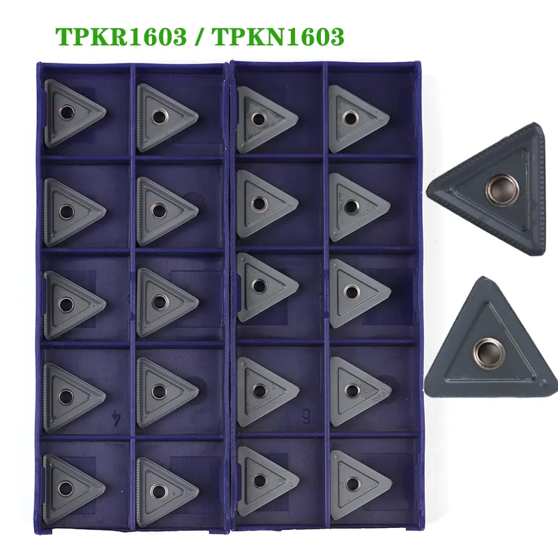 TPKR1603 TPKN1603 PDTR LT30 Carbide Milling Inserts CNC Lathe Metal Cutting Tools Original TPKR TPKN 1603 Blade Machine Tool