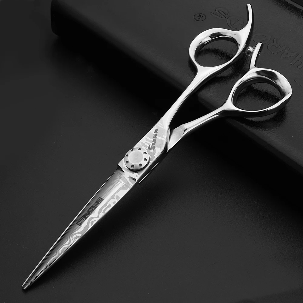 9cr13 high quality 6 inch barber shop professional scissors Japan 440c hairdressing thinning scissors non-slip wear-resistant