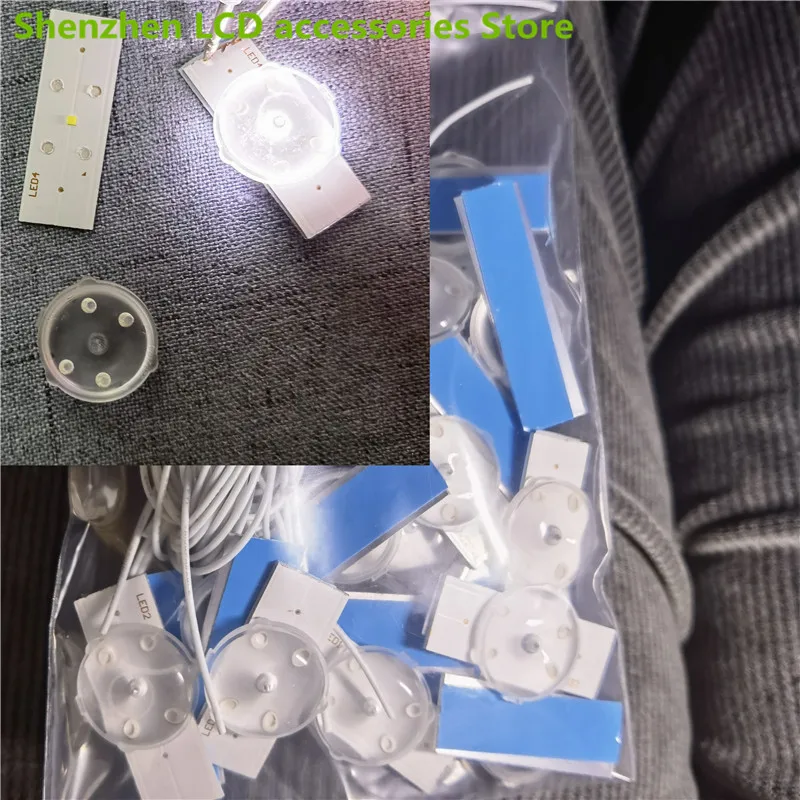 100%NEW high quality 3V SMD Lamp Beads with Optical Lens Fliter for  LED TV Repair  SVV430A50_A56_B_REV00 POLAROID P43D300FP