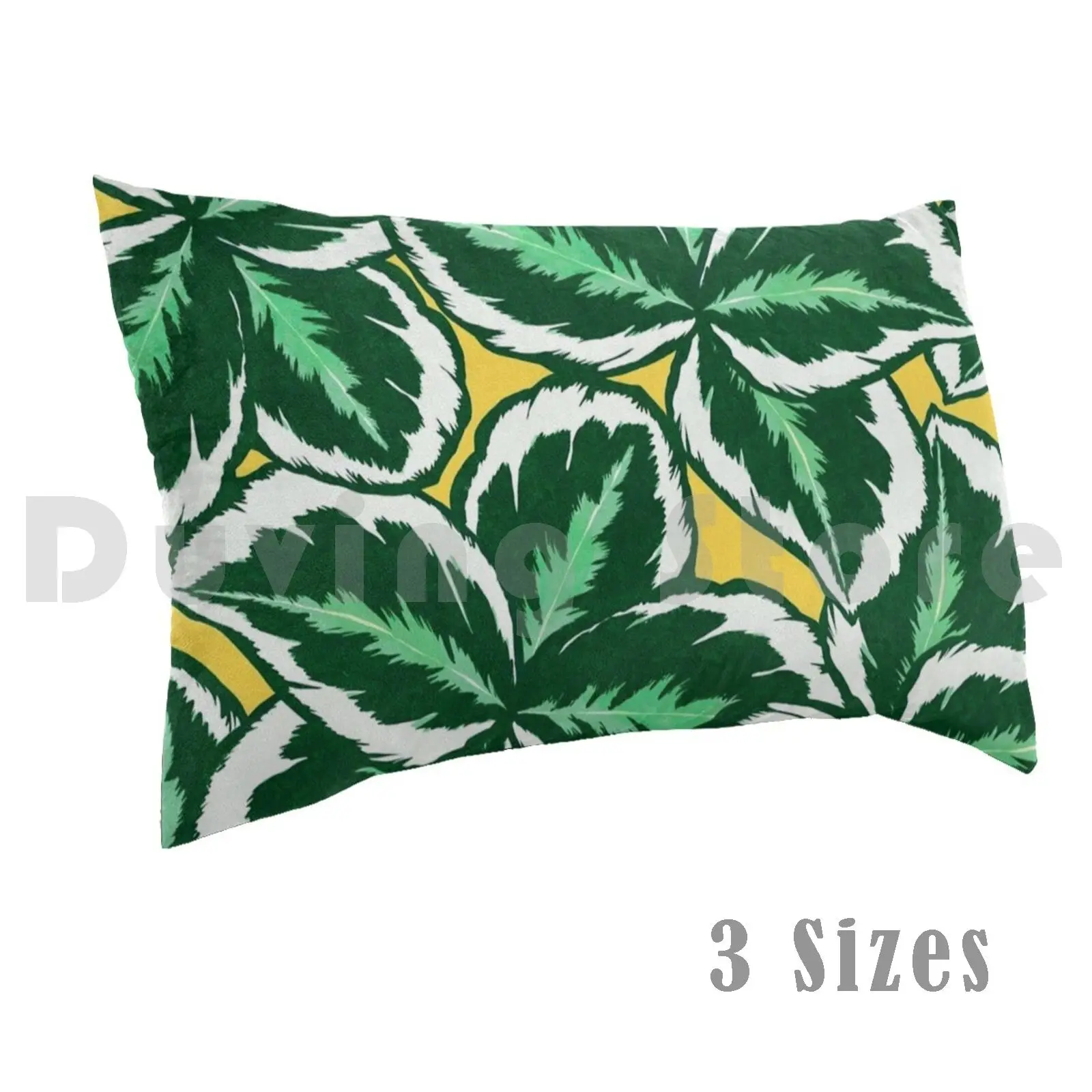 Calatheapillow Funda Calathea Calathea Hojas Hojas Calathea Hojas tropicales Betsy Schrock