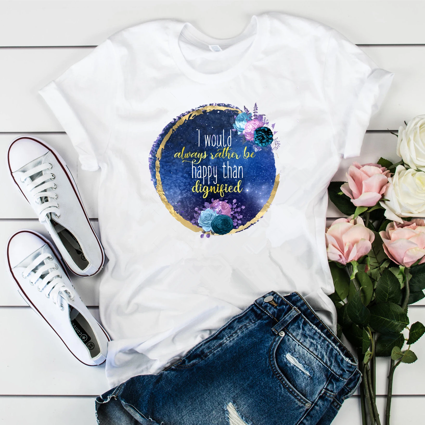 Jane Eyre T-shirt Charlotte Bronte Quote Shirt Flower with Sayings Graphic Tee Cute Aesthetic Vintage Shirts Book Lover Tees